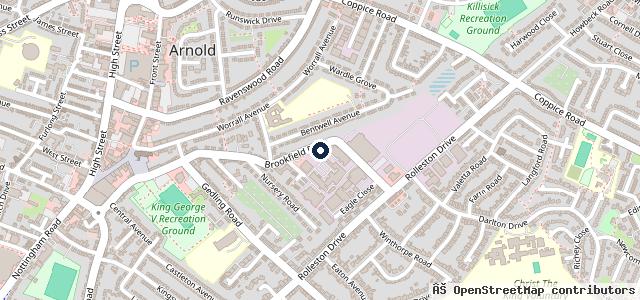 Map showing the location of Arnold Garage Ltd