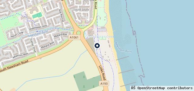 Map showing the location of Broadside Garage