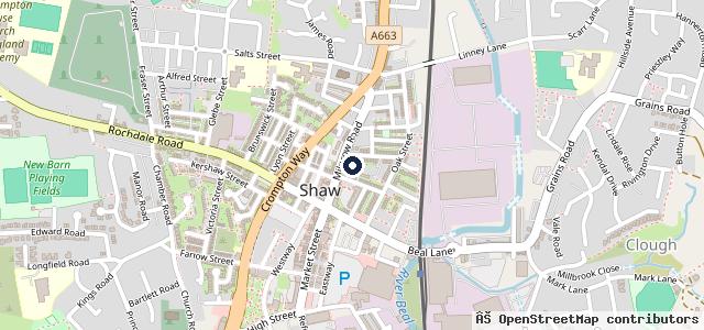 Map showing the location of C & A Service Centre