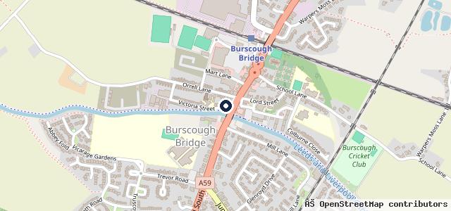 Map showing the location of Central Garage Burscough Ltd