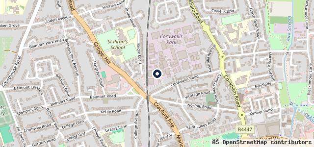 Map showing the location of Cordwallis Maidenhead Volkswagen Van Centre