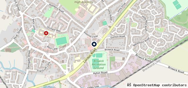 Map showing the location of C S N Autos Ltd