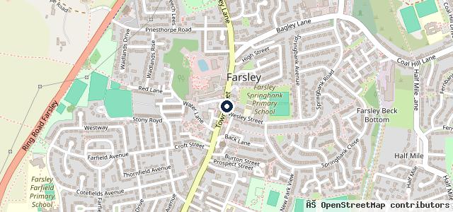 Map showing the location of Doyles Of Farsley Leeds