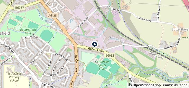 Map showing the location of Ecclesfield Garage Ltd