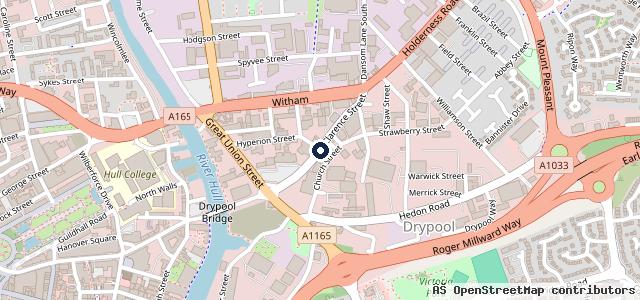 Map showing the location of A1 Tyre Services