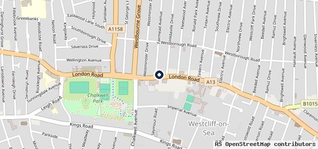 Map showing the location of Fairmead M.O.T Centre Ltd