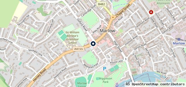 Map showing the location of PLATTS OF MARLOW Ford