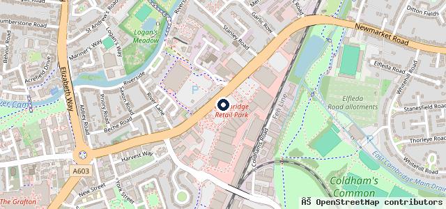 Map showing the location of Priory Cars