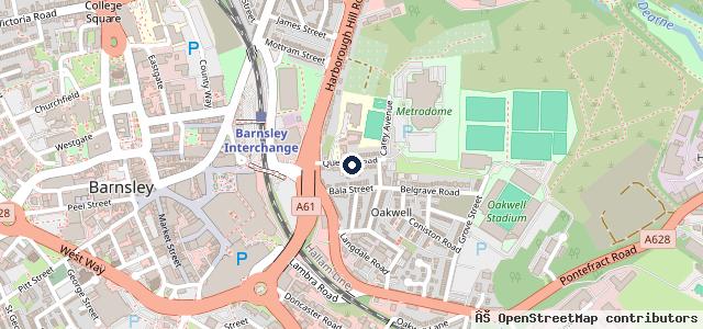 Map showing the location of Queens Rd MOT Centre Ltd