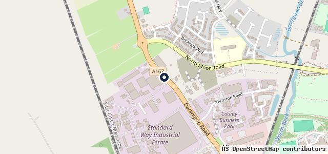 Map showing the location of TOYOTA