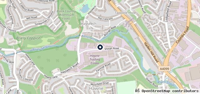 Map showing the location of RVS Autos & Body Repairs