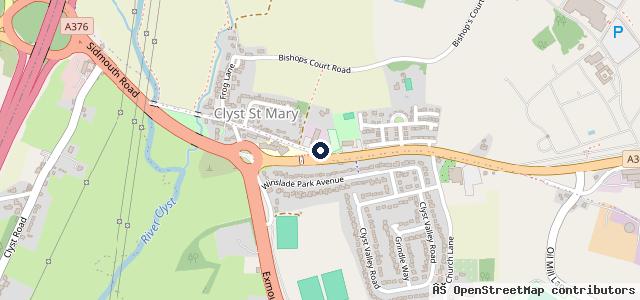 Map showing the location of Rydon Car Sales Exeter