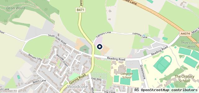 Map showing the location of S B Engineering