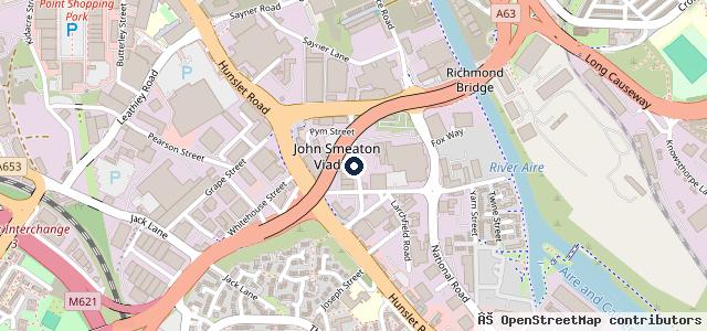 Map showing the location of Smashing