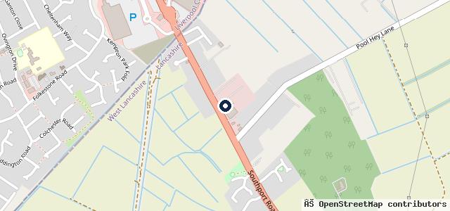 Map showing the location of Southport Honda