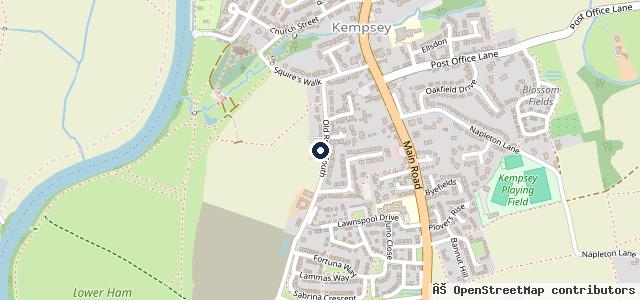 Map showing the location of Sunnyside Garage