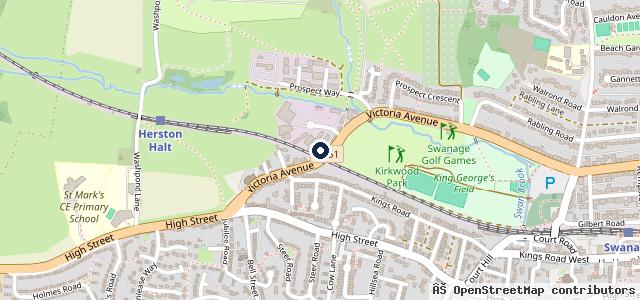 Map showing the location of Swanage Auto Centre