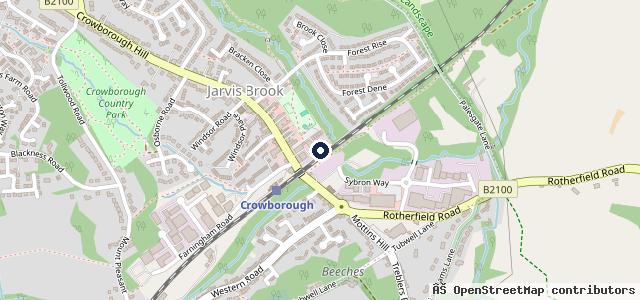 Map showing the location of T T Engineering