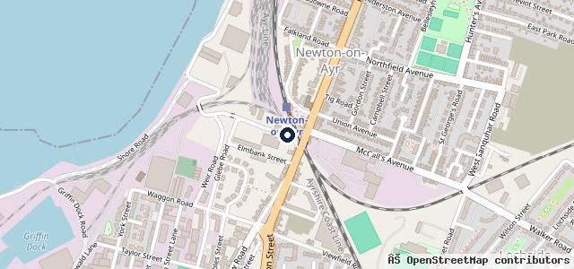 Map showing the location of Tams Brig Mot Centre