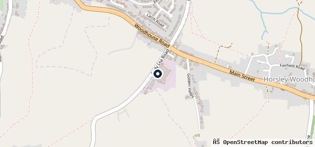 Map showing the location of The Garage