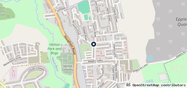 Map showing the location of Thornley Road Service Station Ltd