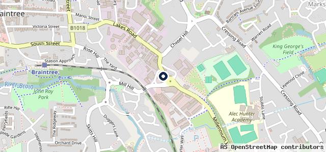 Map showing the location of Waterhouse Braintree Ltd