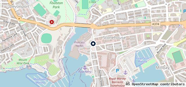 Map showing the location of Citroën Yeomans - Plymouth