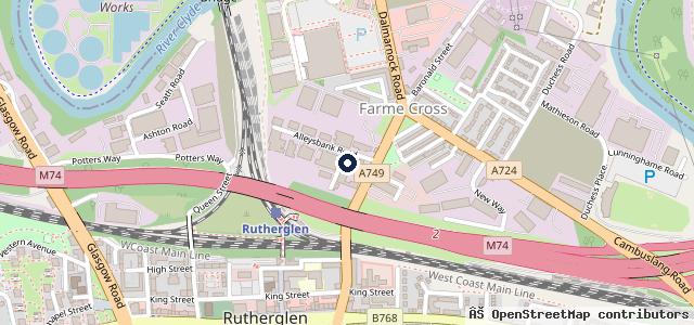 Map showing the location of Cam Autos Rutherglen