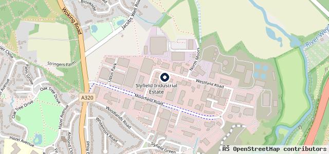 Map showing the location of A & M M O T Services Ltd