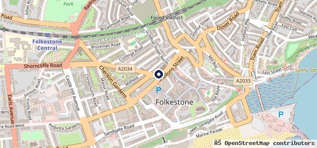 Map showing the location of Alford Bros