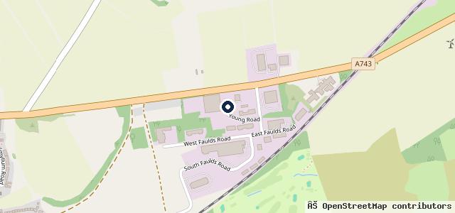 Map showing the location of Autotech LanarkLtd