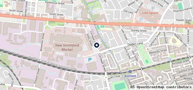 Map showing the location of Belsize Garage