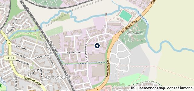 Map showing the location of Blackmore Automotive