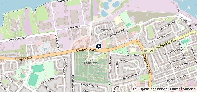 Map showing the location of Blyth Service Station Ltd