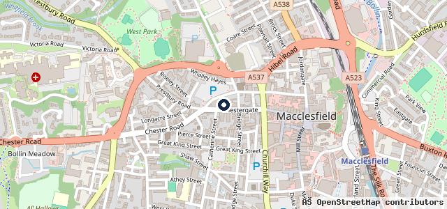 Map showing the location of Bodytech Ltd
