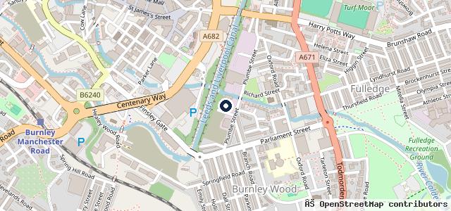Map showing the location of Burnley Auto Centre Ltd