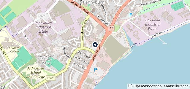 Map showing the location of Desmond Motors Ford & BYD