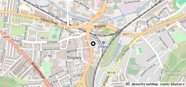 Map showing the location of Drive In Service Centre