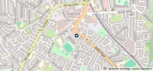 Map showing the location of Duke Motors