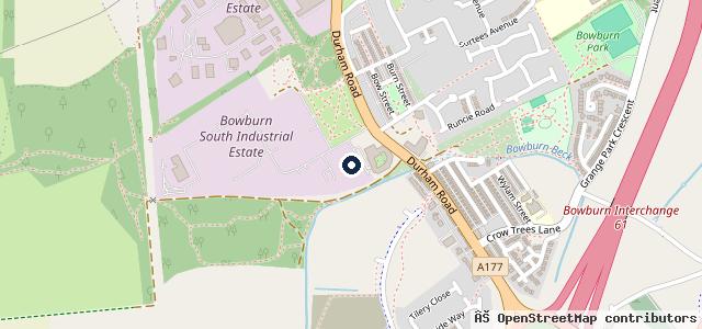 Map showing the location of Durham 4×4
