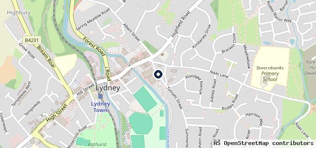 Map showing the location of ETB Autocentres - Tyres & MOT - Lydney