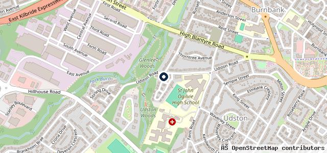 Map showing the location of Falconer auto repairs ltd | Hamilton