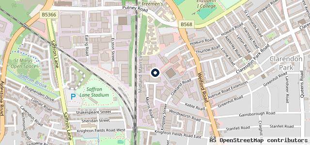 Map showing the location of H & A MOT Testing Centre