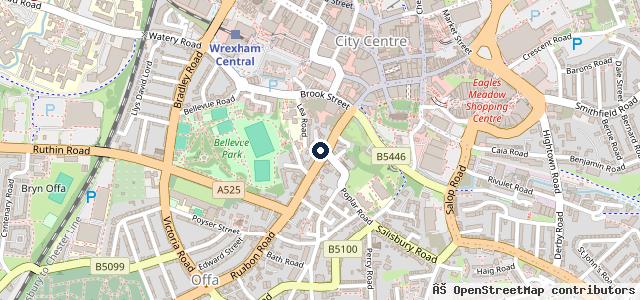 Map showing the location of Halfords Autocentres