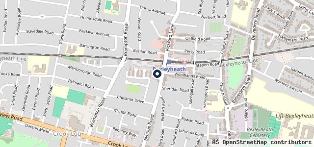 Map showing the location of Hamilton Motors LTD