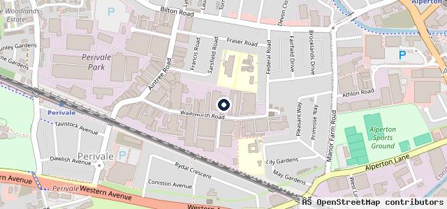 Map showing the location of Harwood Auto Repairs