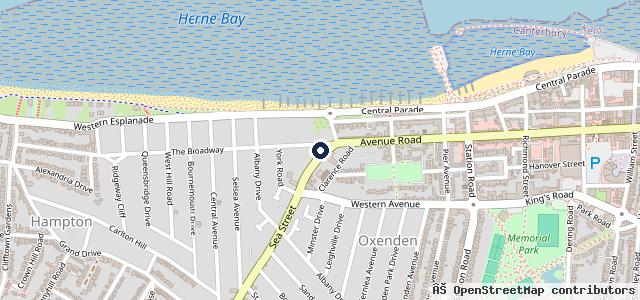 Map showing the location of Herne Bay Motor Cycles