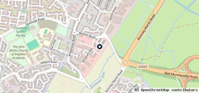 Map showing the location of Bosch Car Service - Ivydene Garage