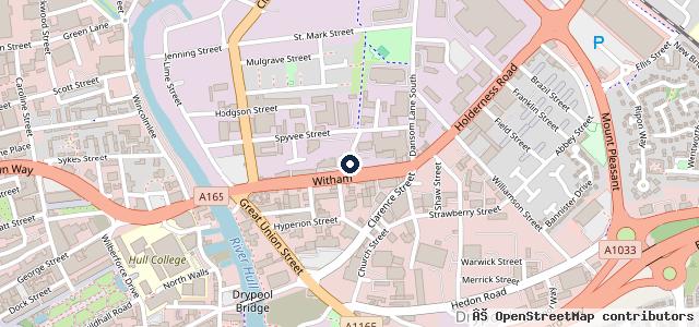 Map showing the location of Jordans Motors