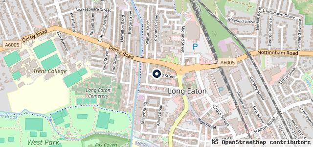 Map showing the location of FastFit Autocentres